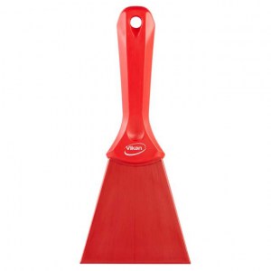 Vikan 40134 Nylon Hand Scraper 100 mm Red